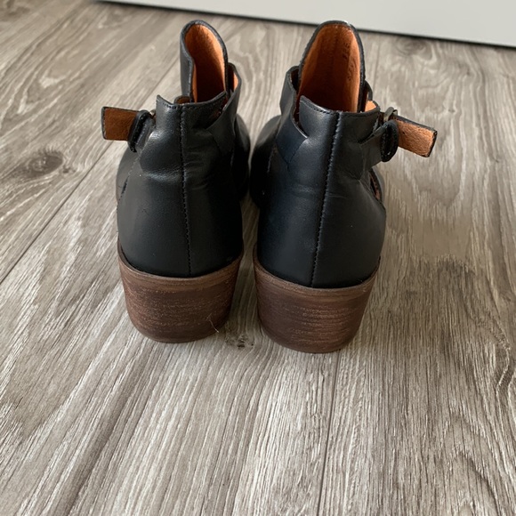 MADEWELL Pierce Peep Toe Shoe Bootie Black Size 8.5 - Picture 4 of 13